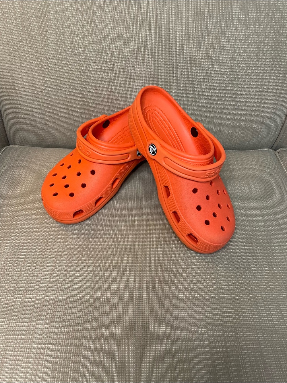 CROCS Classic Clog in Bright Orange-Unisex